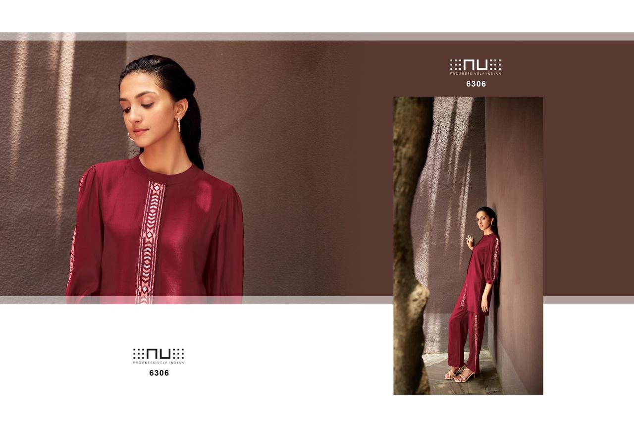 NU Vol 63 Viscose Silk Ladies Top With Bottom Western Catalog